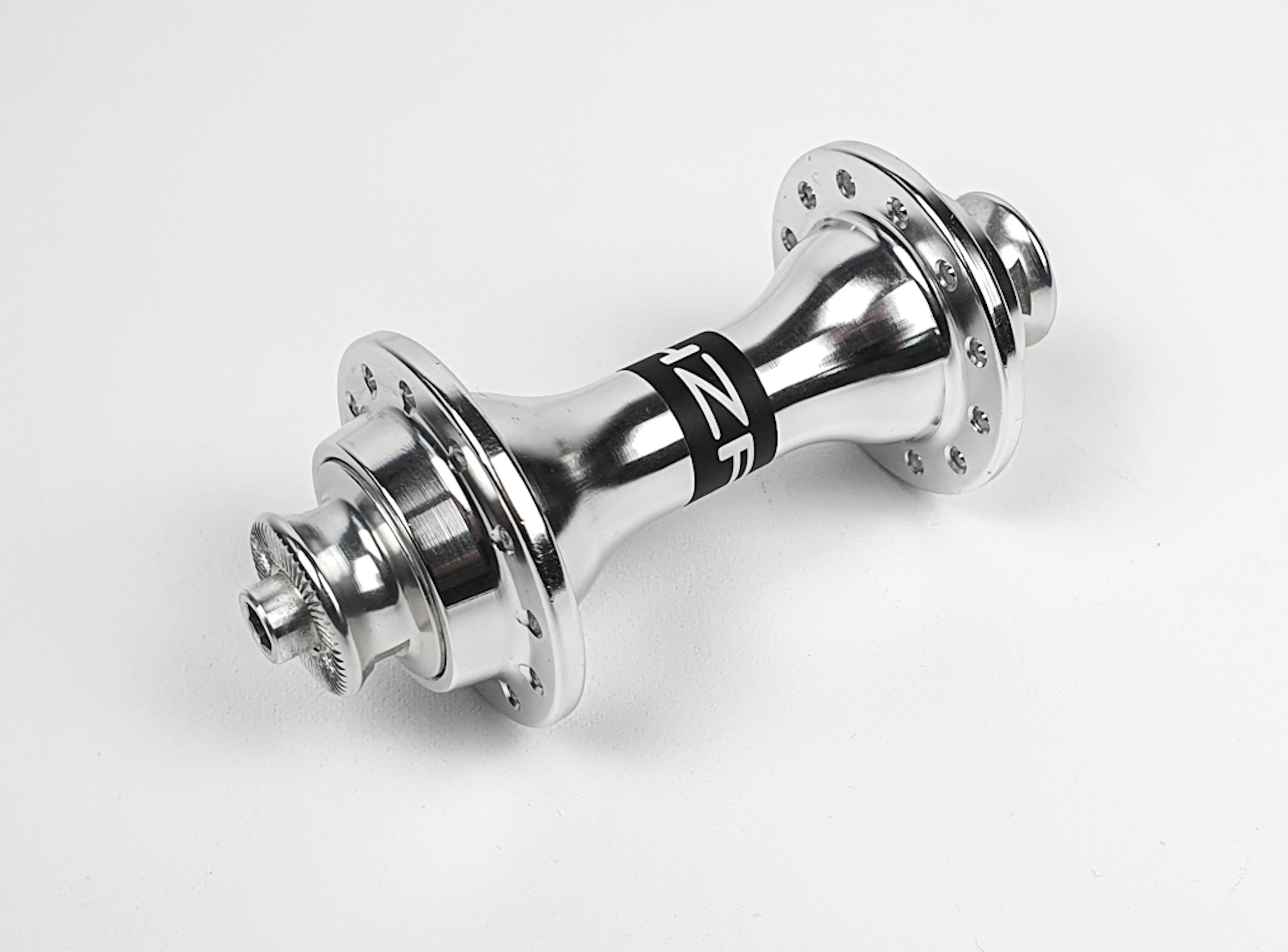 4ZA Stratos Road Vorderradnabe 24 Loch silber